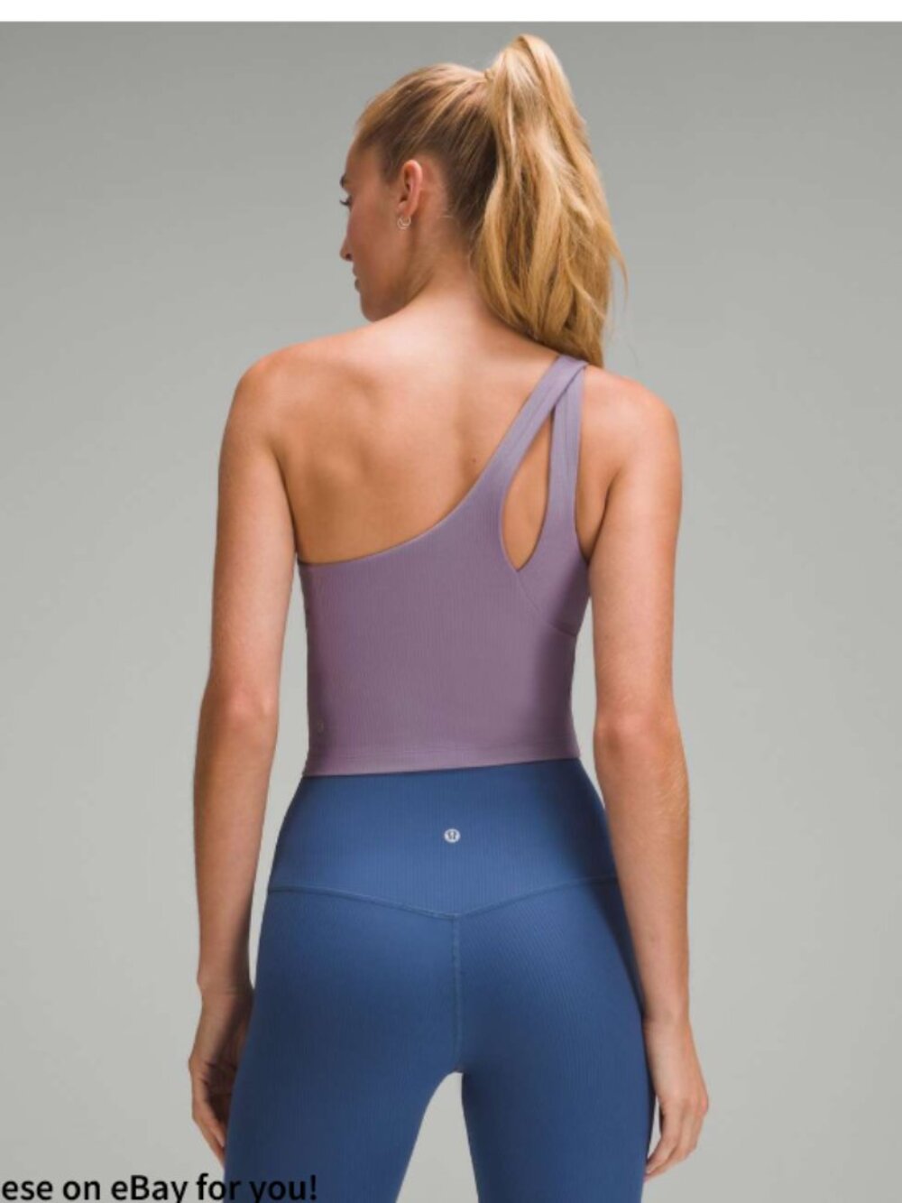 Lululemon Ribbed Nulu Asymmetrical Yoga Tank Top size 6 - Picture 2 of 7